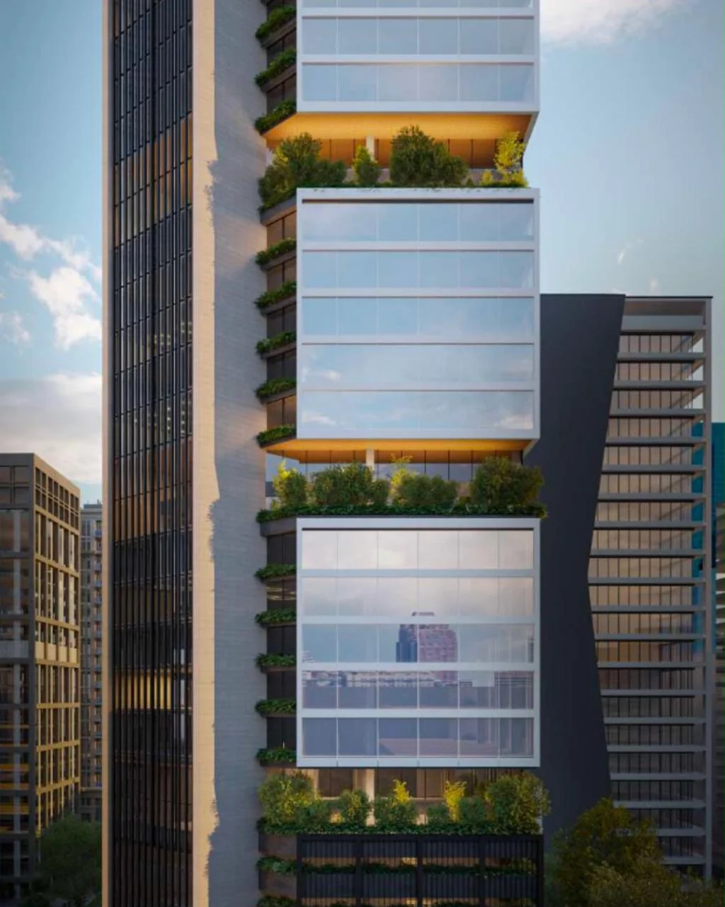 Vista arquitectónica del nuevo proyecto corporativo